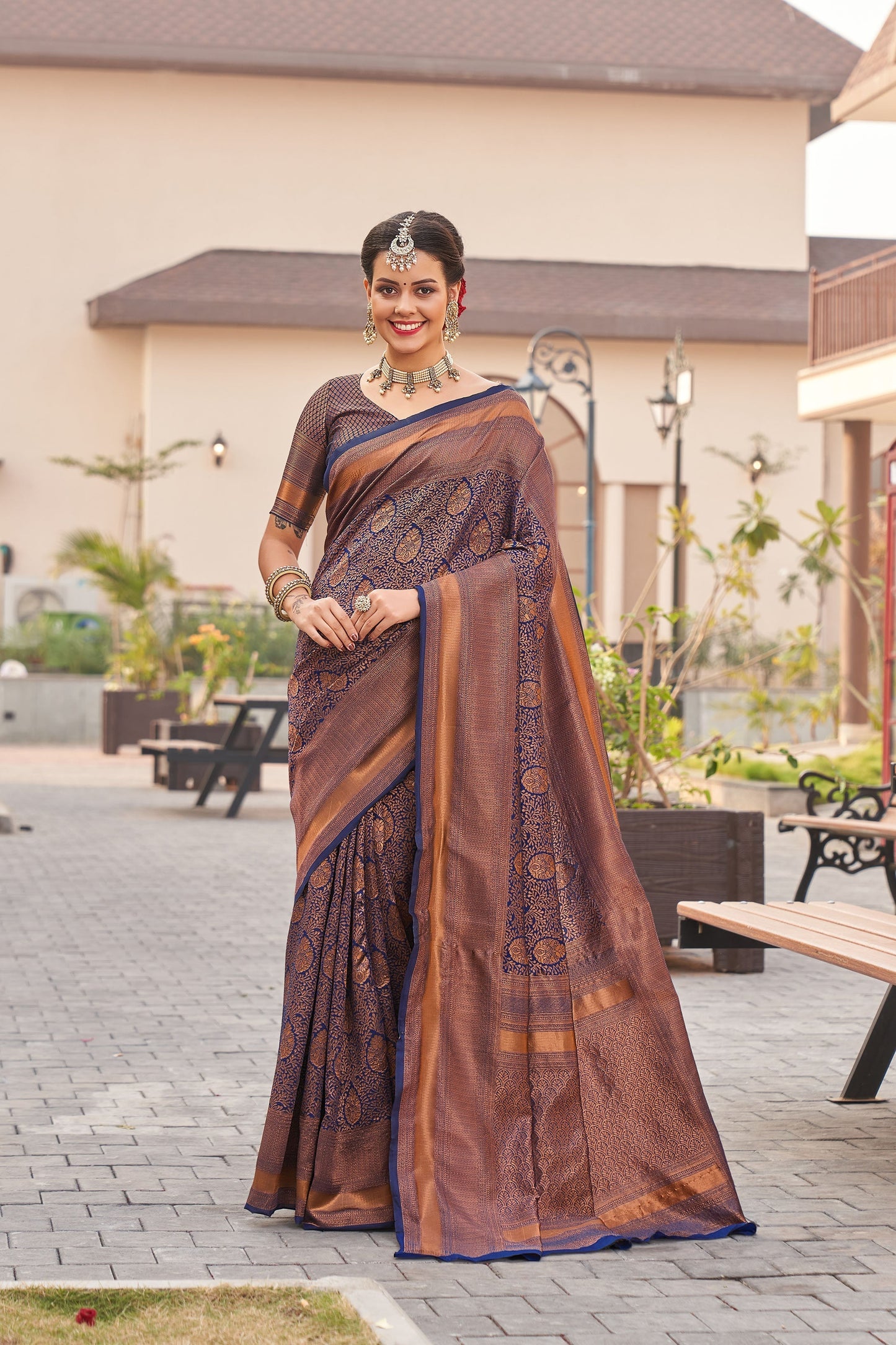 Function Wear Maroon Color Jacquard Work Silk Saree