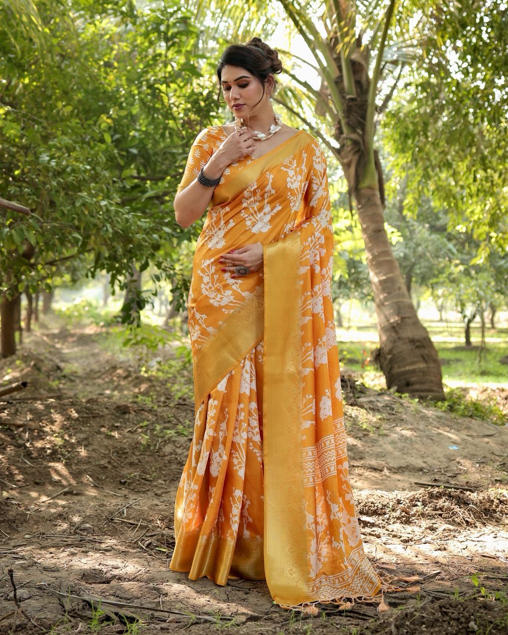 Luxuriant Haldi Wear Yellow Color Pure Jacquard Silk Saree