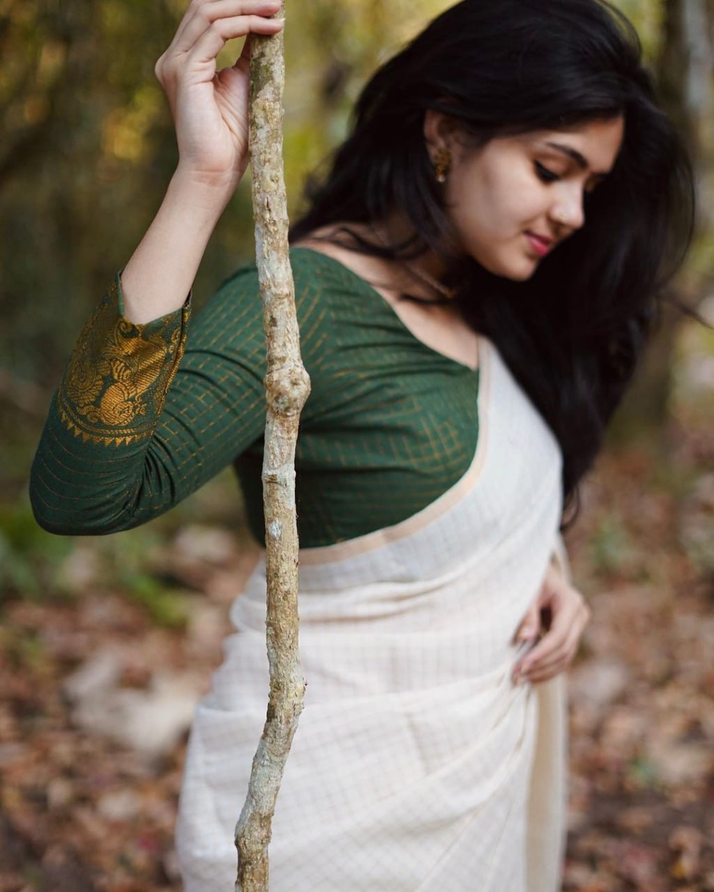 Precious Kanjivaram Silk White Color Saree