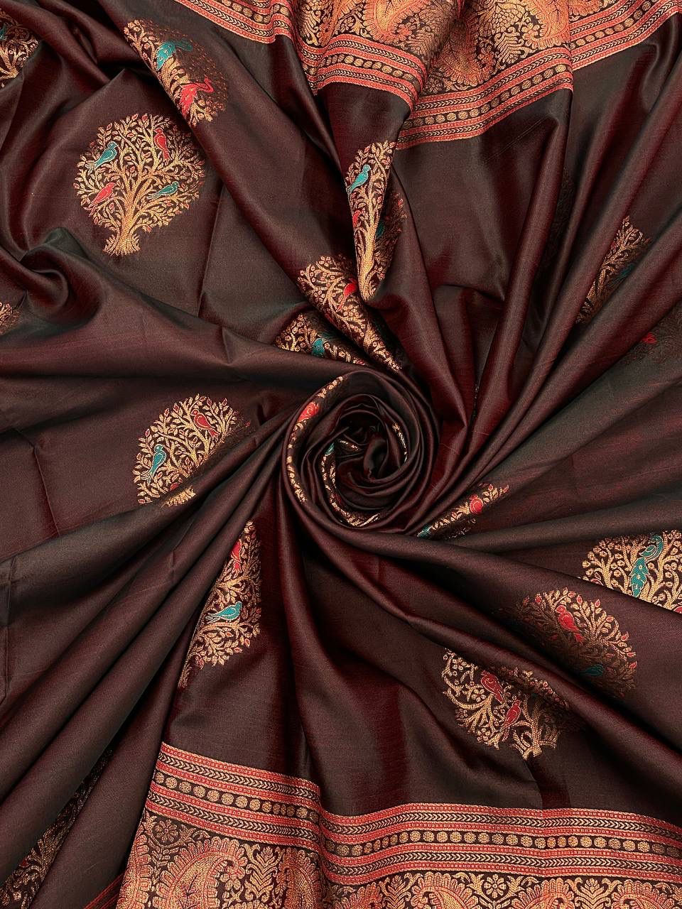 Elegant Banarasi Silk Maroon Color Saree