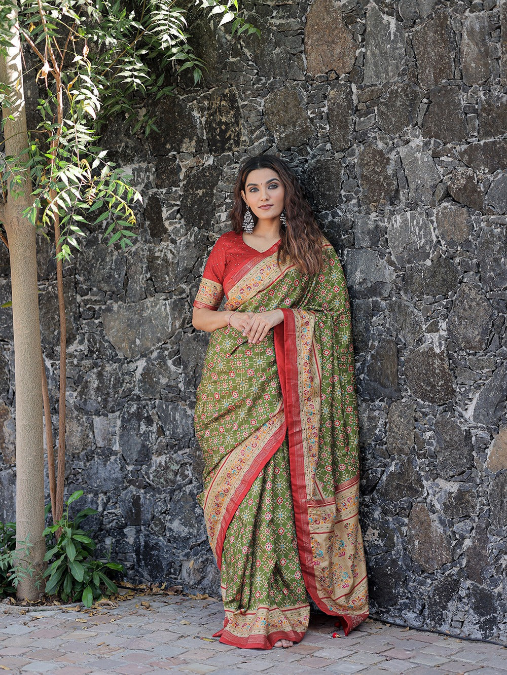 Fantastic Light Green Color Dola Silk Saree